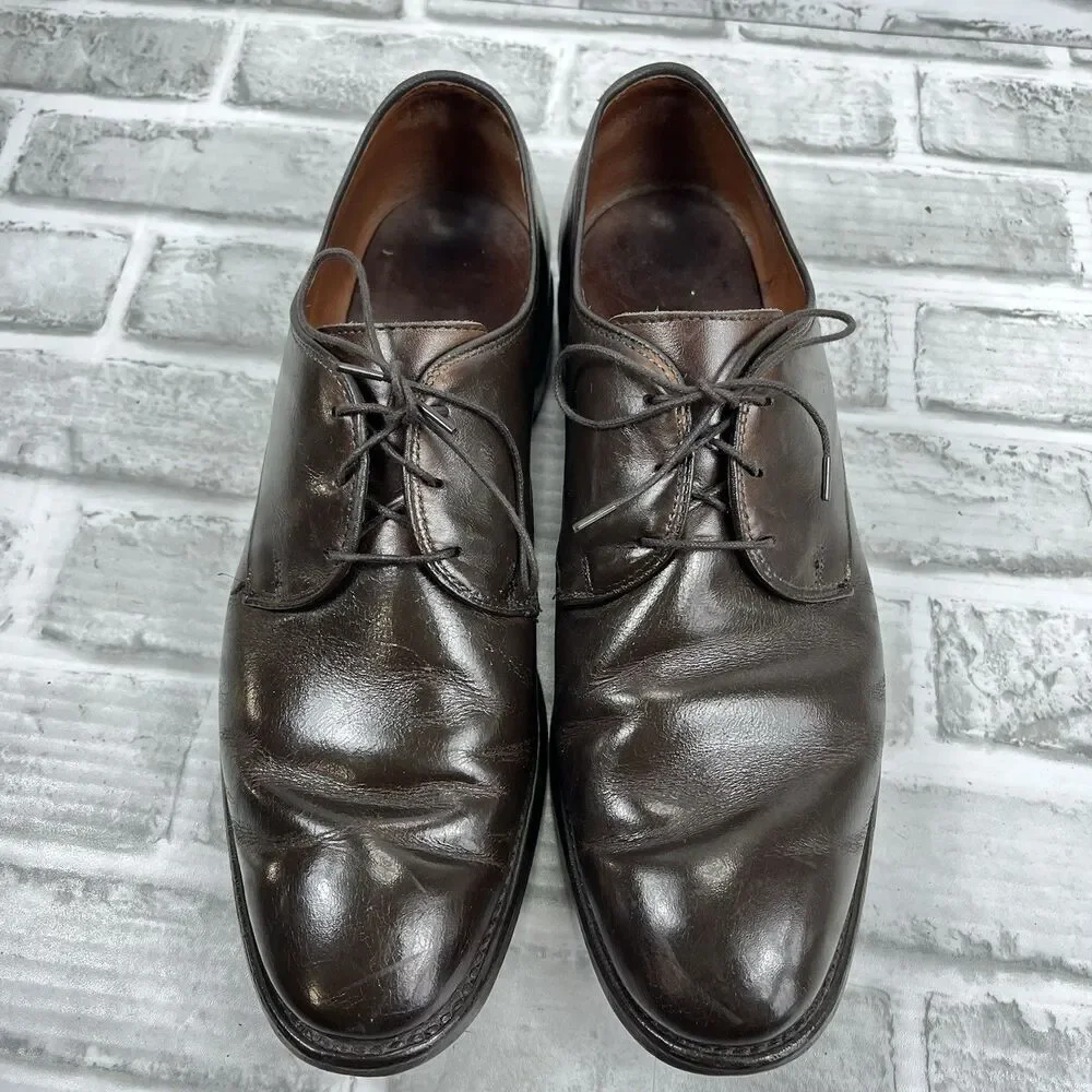 Allen Edmonds Kenilworth Men’s Brown Leather Oxford Dress Shoes Size 10.5 D 8065